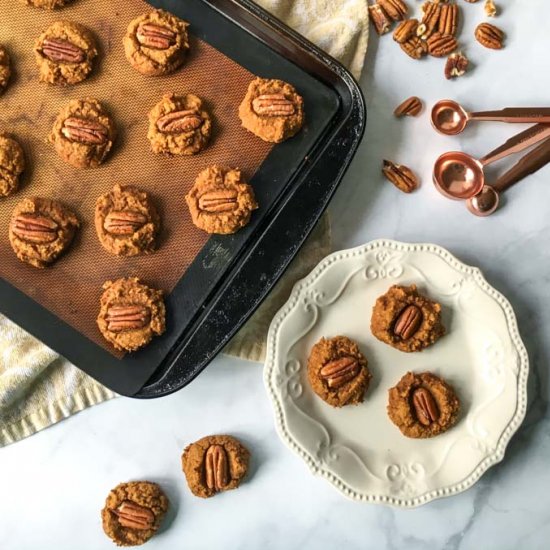 Pumpkin Pecan Breakfast Cookies