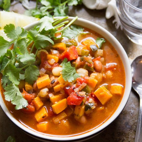 Chipotle Sweet Potato Posole