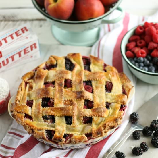 Peach Medley Pie