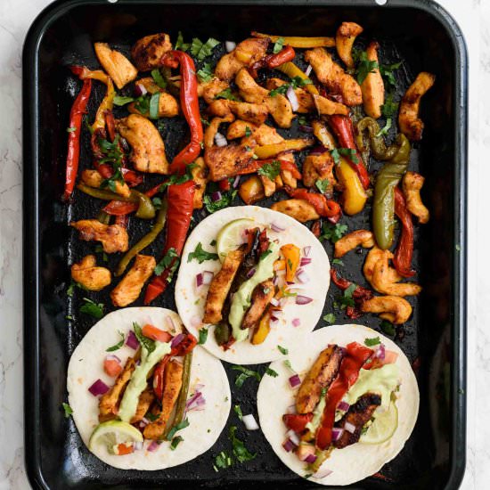 Sheet Pan Chicken Fajita