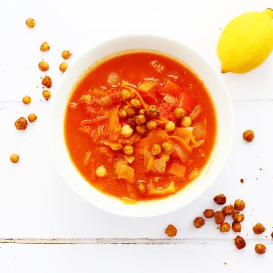 Moroccan Chickpea Soup