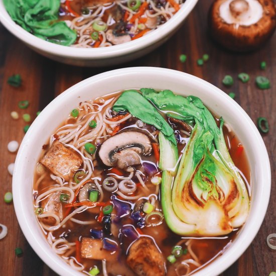 Miso Ramen Veggie Soup