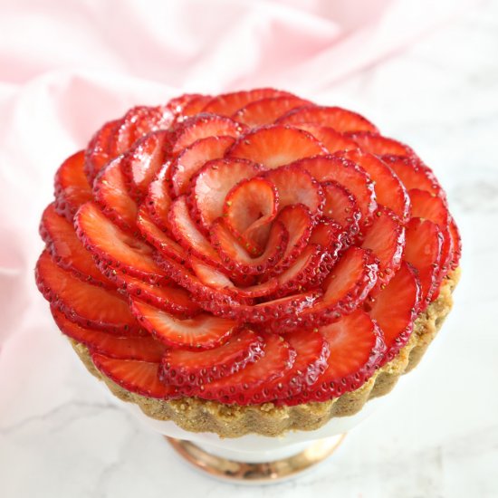 Strawberry Rose Tarts