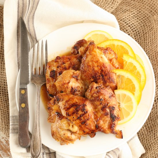 Citrus Marinated Chicken Thighs