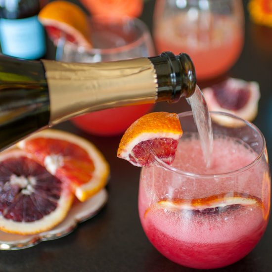 Blood Orange Mimosas