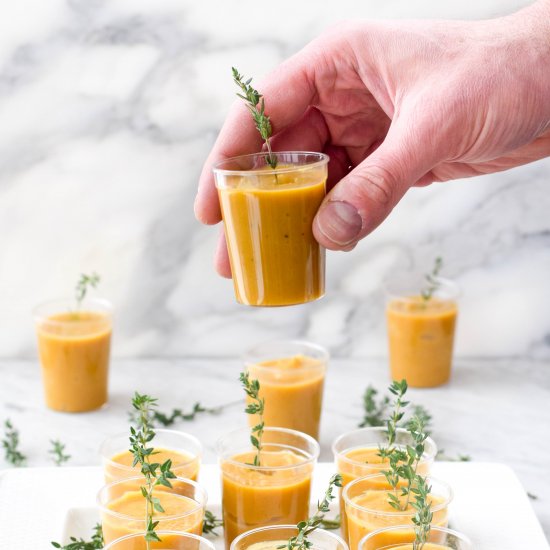 Butternut Squash Soup Shooters