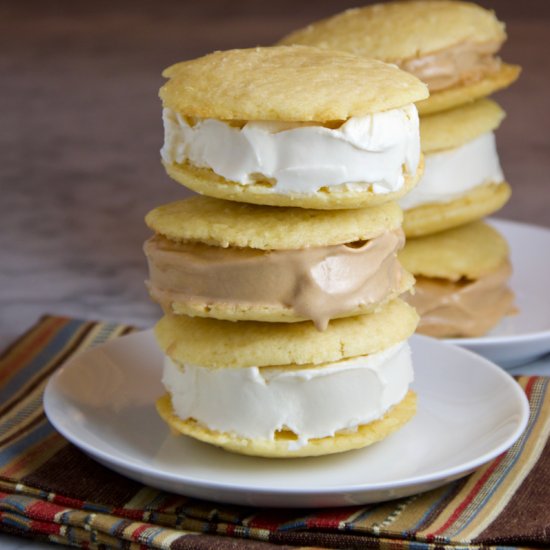 Cupcake Ice Cream Sandwiches