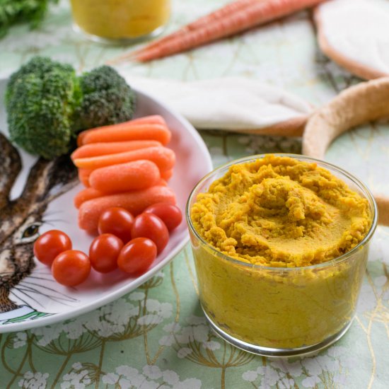 Curry Carrot Hummus