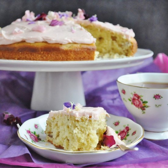 Rose Water Almond Cake