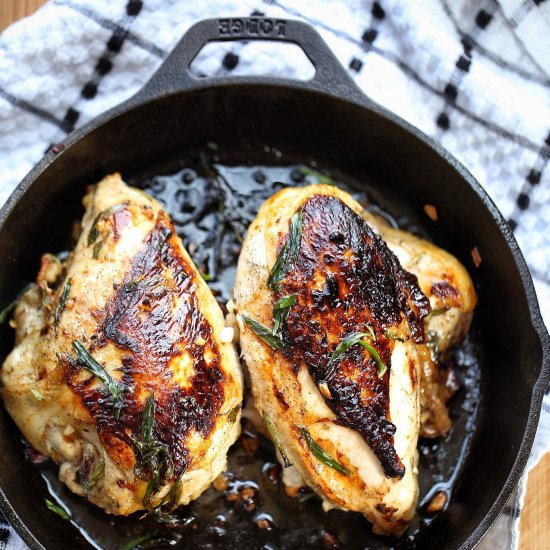 Tarragon coconut lime chicken