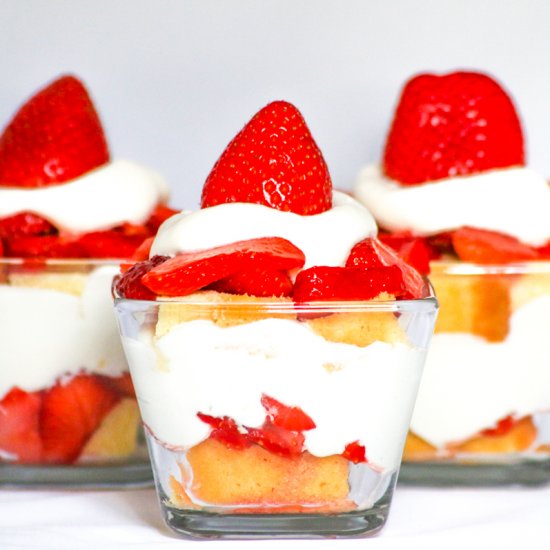 Strawberry Shortcake Parfait