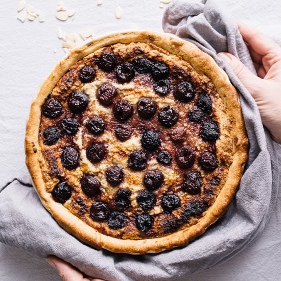 Vegan Cherry & Almond Frangipane