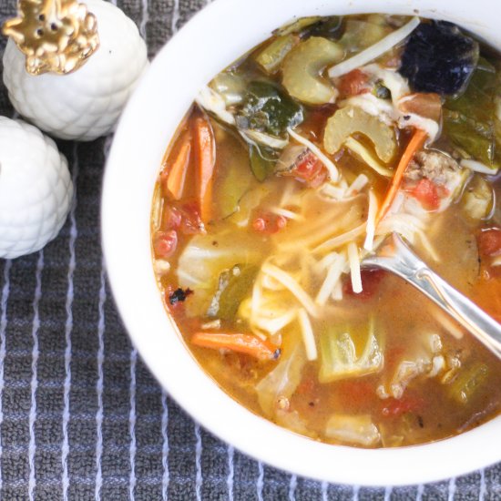 Low Carb Cabbage Soup