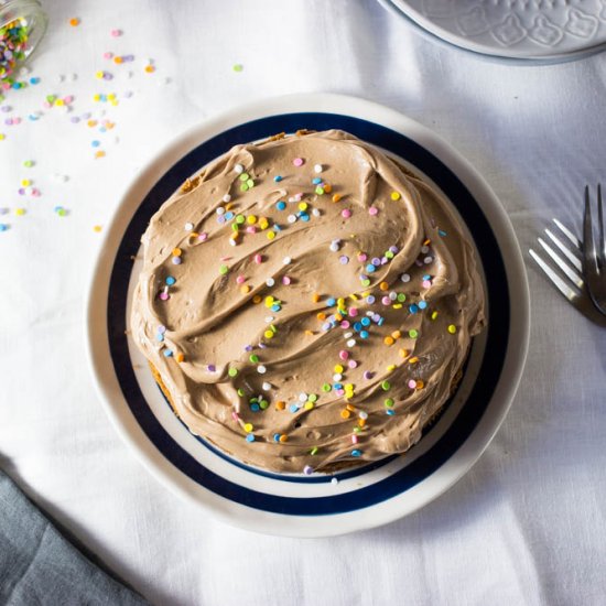 Malt Ball Snack Cake