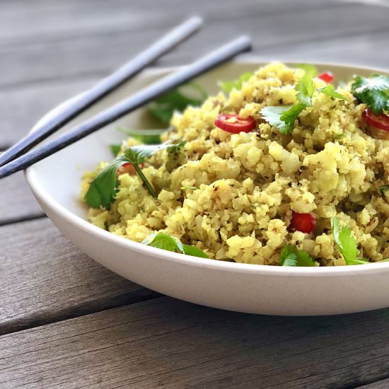 Coconut Cauliflower “Couscous”