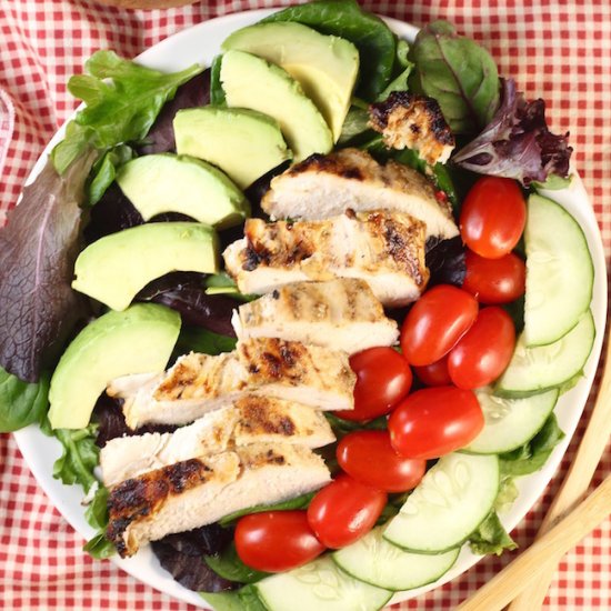 Simple Grilled Chicken Salad