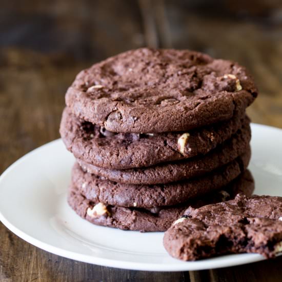 Double Choc Chip Cookies