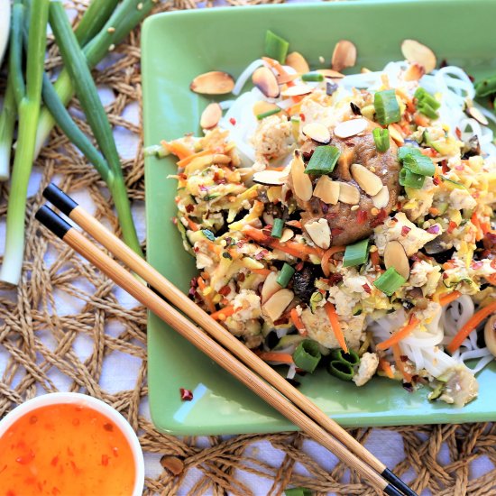 Tofu Vegetable Stirfry With Almond