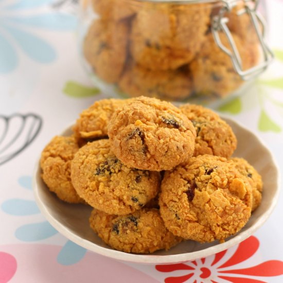 Crunchy Cranberry Cornflakes Cookie