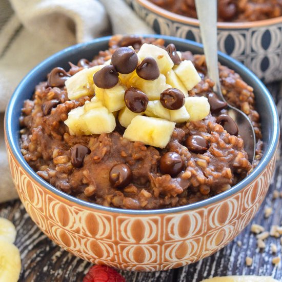 Instant Pot Chocolate Oatmeal