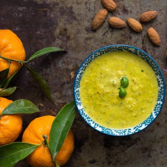 Pesto with Citrus Fruits