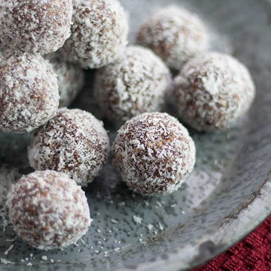 Chocolate Almond Coconut Truffles