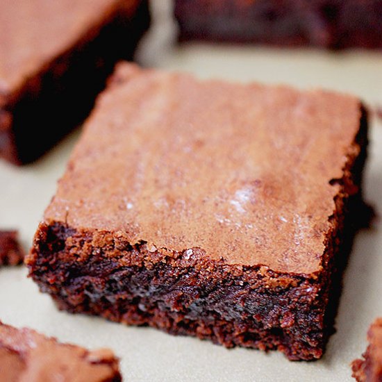 Intense chocolate brownies