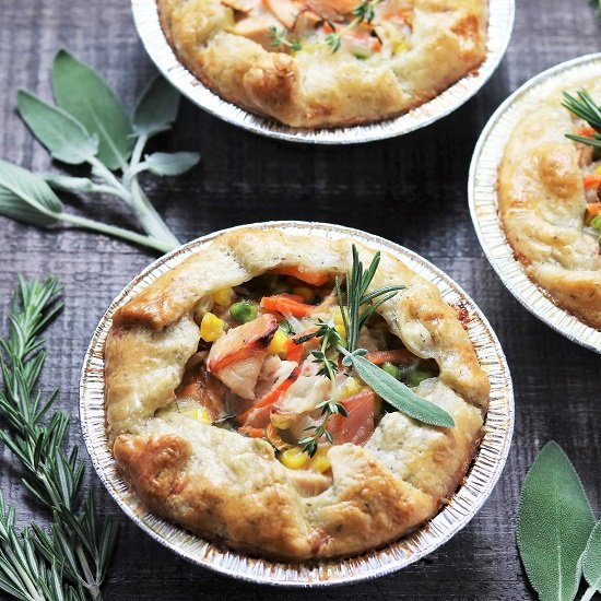 Individual Chicken Pot Pies