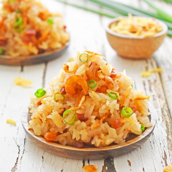 Lazy Savoury Sticky Rice