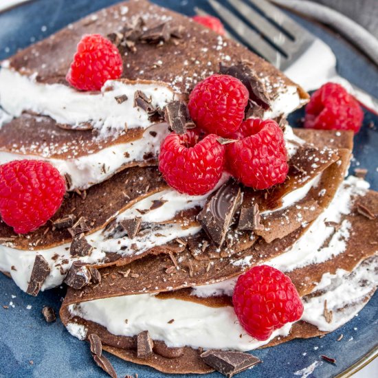 Gluten Free Chocolate Crepes