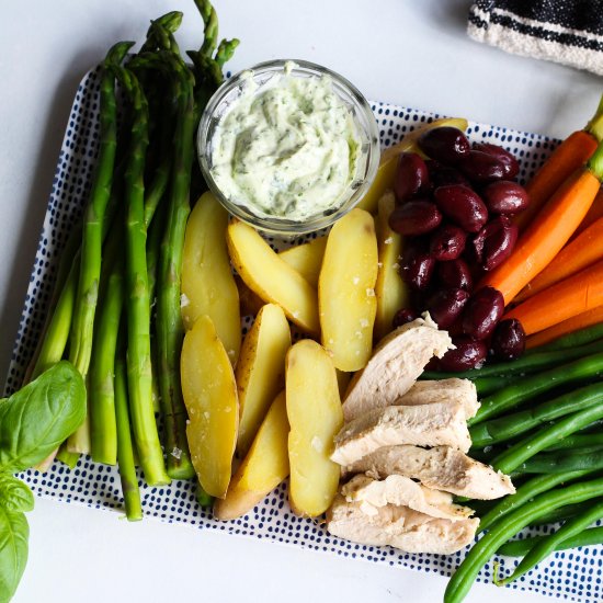 Vegetable Snacking Board