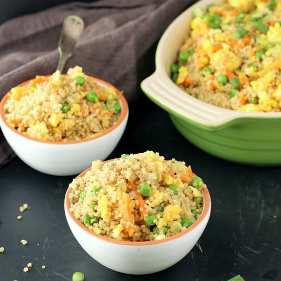 Instant Pot Quinoa Fried Rice