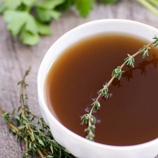 Instant Pot Miso Mushroom Broth