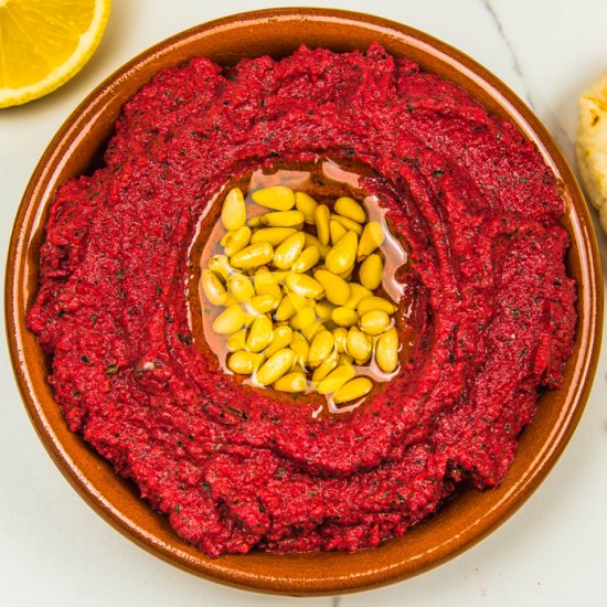 Quick Beetroot Dip – Vegan