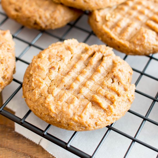 Gluten Free Peanut Butter Cookies