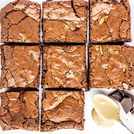 Chocolate Tahini Brownies