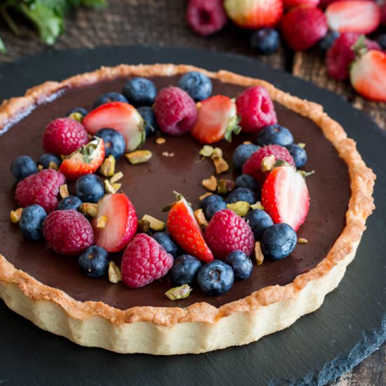 Chocolate Tart – Tarte au Chocolat