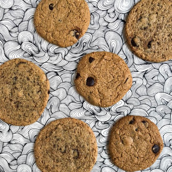 Chewy GF Chocolate Chip Cookies