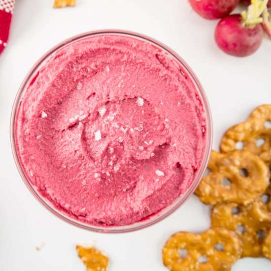 Hot Pink Hummus