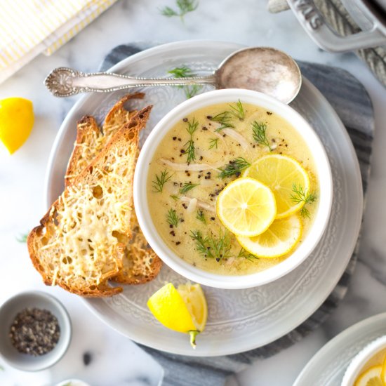 AVGOLEMONO SOUP