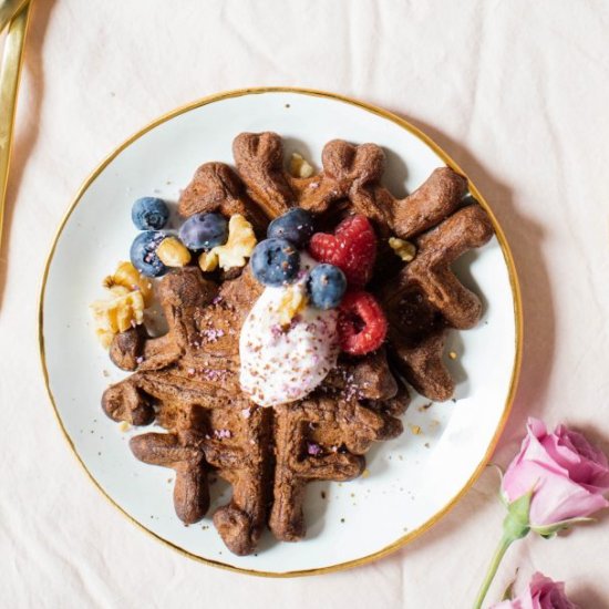 Gluten-Free Chocolate Waffles