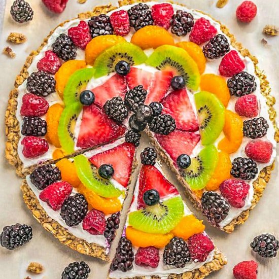 Healthy Fruit Pizza