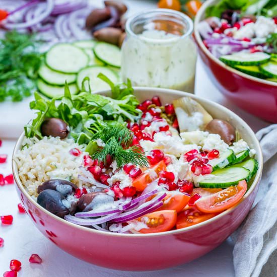 Mediterranean Green Power Bowls