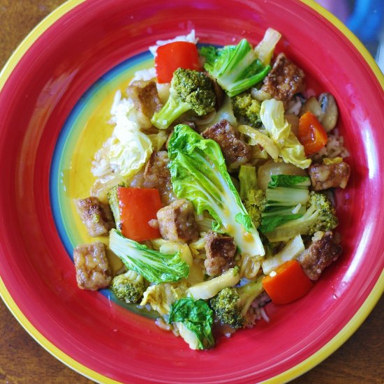 Tofu and Vegetable Stir-Fry