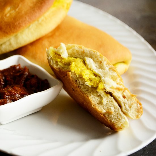 Curried Potato & Ackee Loaves