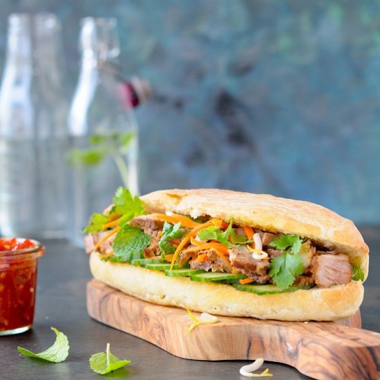 Vietnamese banh mi sandwich