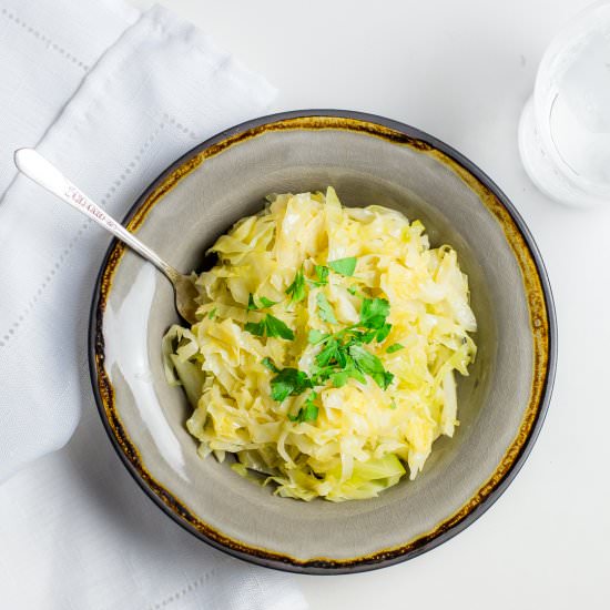 3 Minute Low Carb Cabbage Noodles