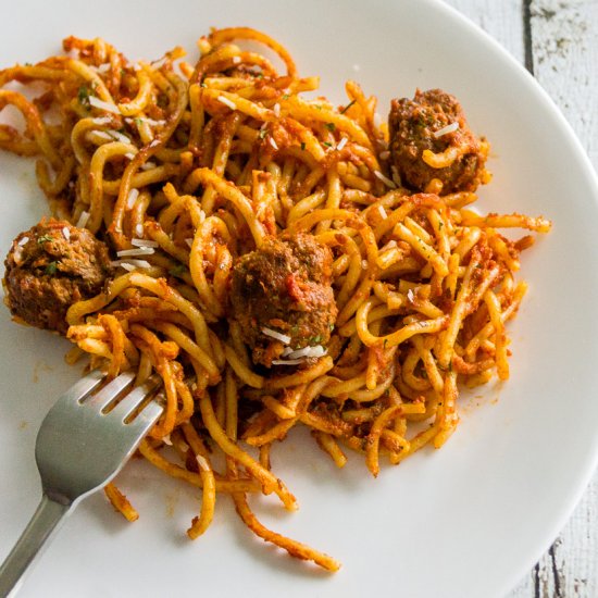 Spaghetti & Meatballs