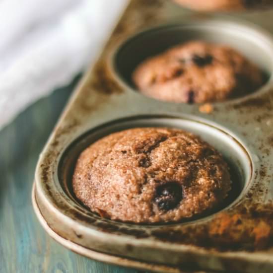 Whole Wheat Blueberry Muffin