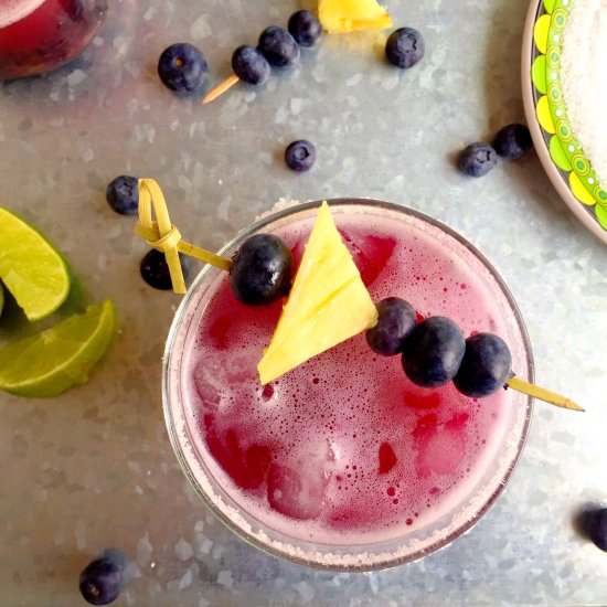 Blueberry Pineapple Margarita